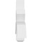 Ekena Millwork Alberta Architectural Grade PVC Gable Bracket, 60"W x 17 1/2"H x 4"D x 4"F, 7/12 Pitch GBP060X18X0404ALB00 - alternate 4